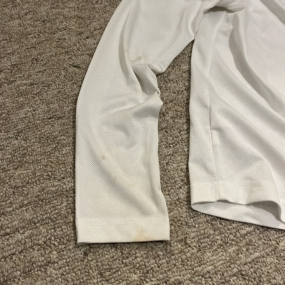 Adidas Women's L White Long-Sleeve Performance Top Dry-Fit Shirt - Picture 10 of 14